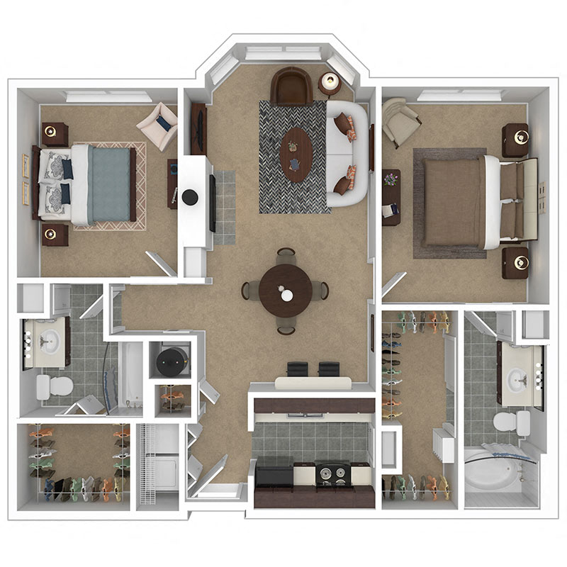 Meridian at Grandview C4 Floor Plan